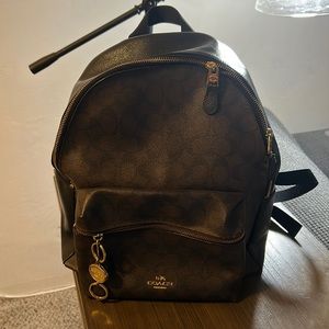 Used coach logo Charlie backpack in good condition